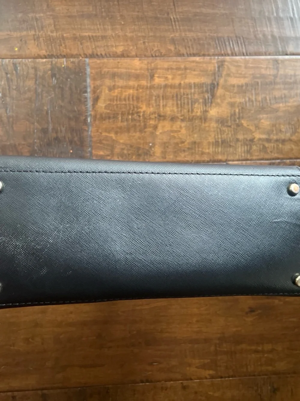 Kate Spade Charlotte Street Sloan Satchel, cream canvas and black leather